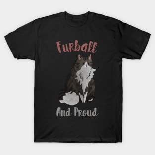 Furball and proud - Siberian Cat - Cat Lovers Gift T-Shirt